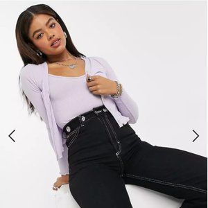 New Look cardigan and cami twin set in lilac